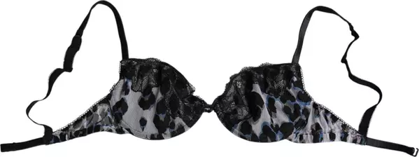 White Leopard Push Up Reggiseno Bra Underwear