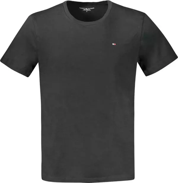 Black Cotton Men's T-Shirt
