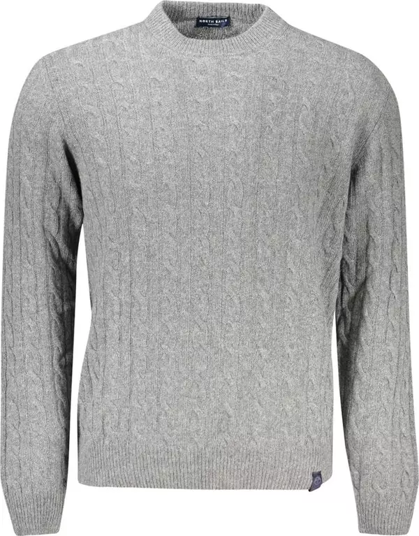 Gray Wool Men's Sweater