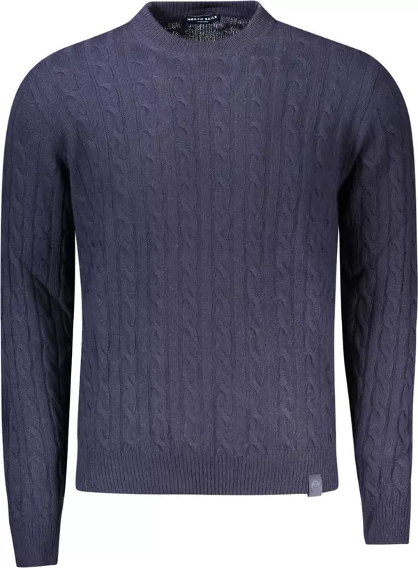 Black Wool Men Sweater