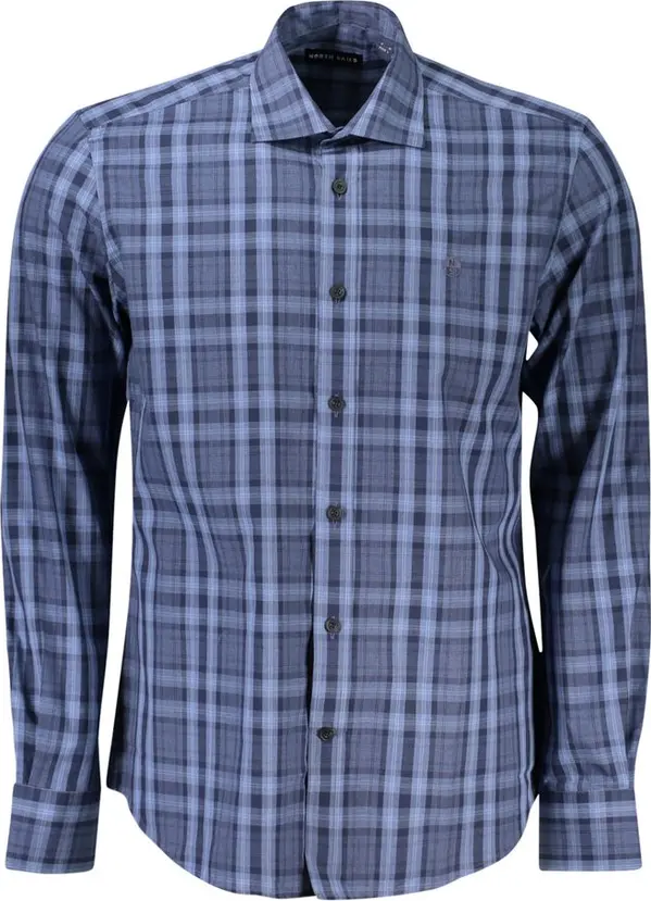 Azzurro Cotton Men's Shirt
