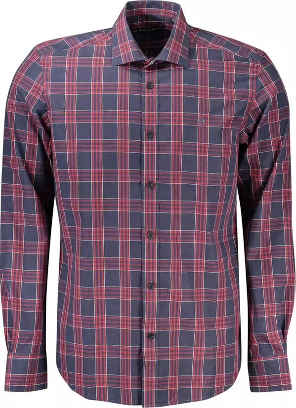 Blue Cotton Men's Shirt