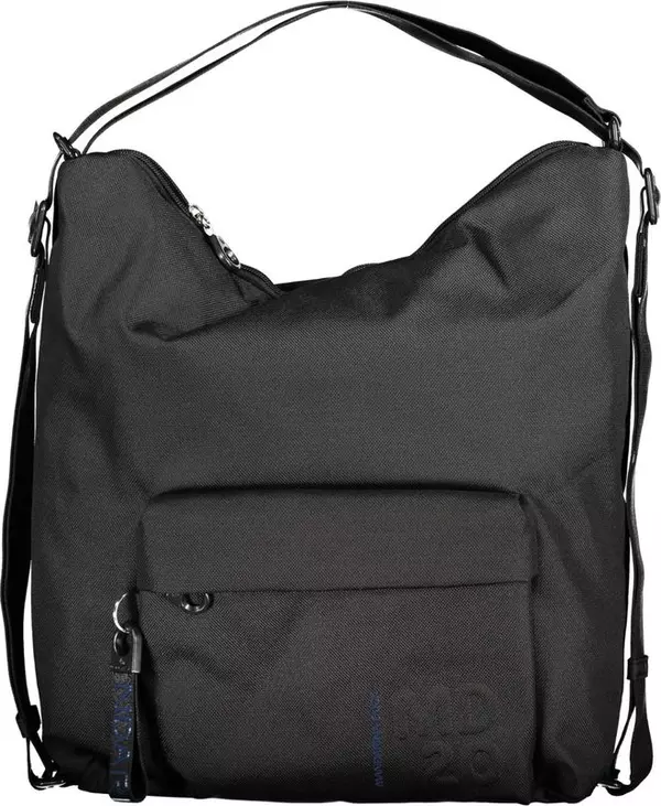 Black Polyester Shoulder bag