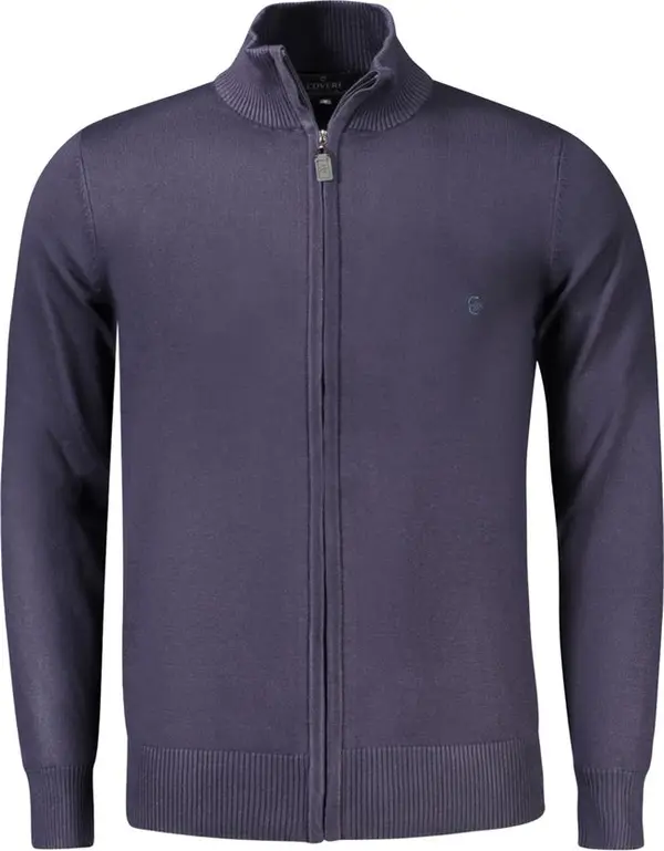 Blu Viscosa Uomo Maglia