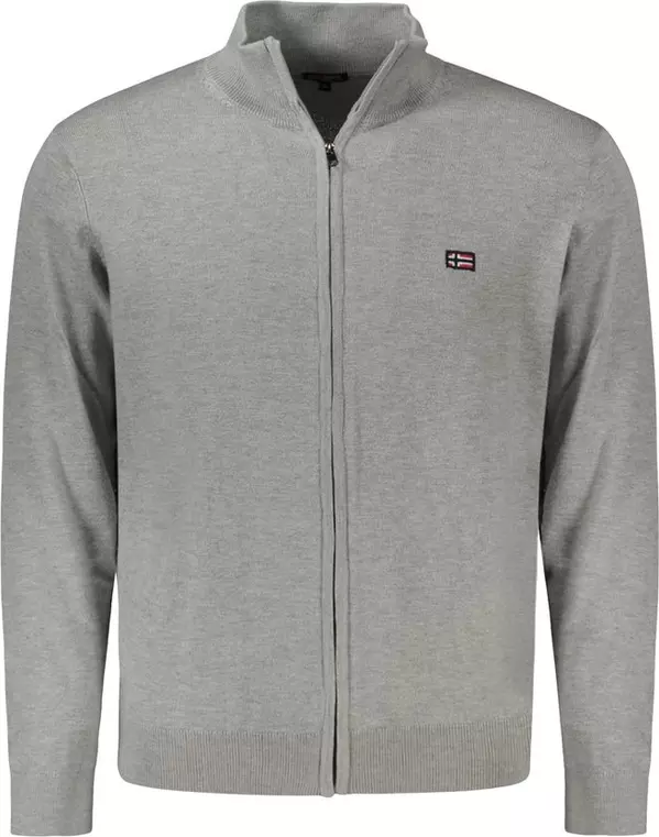 Blu Poliammide Uomo Cardigan