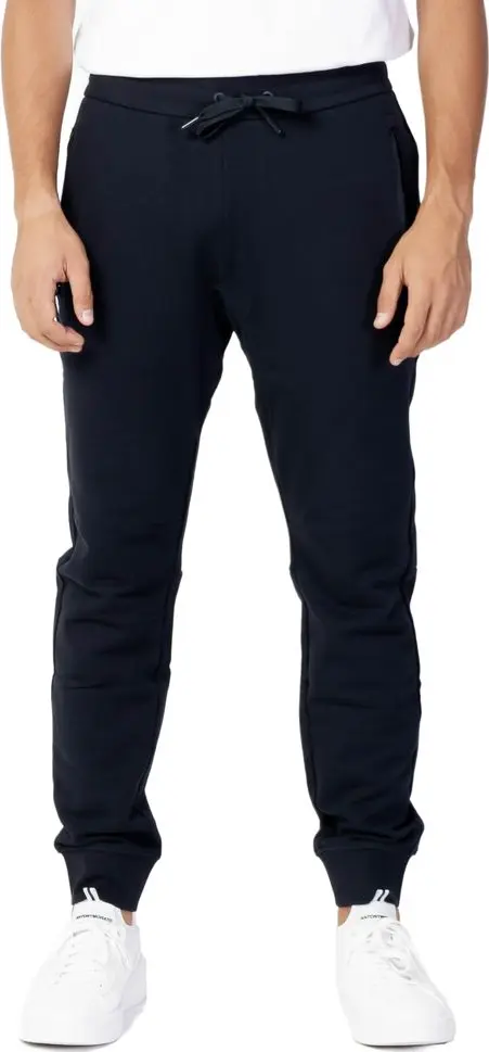 Blue Cotton Joggers (Workout Pants)