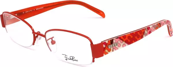 Orange Metal Glasses (Frames)