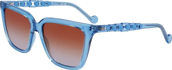 Blue Injected Sunglasses