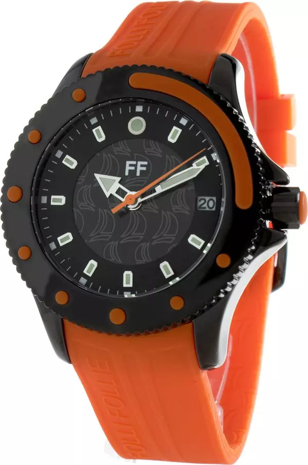 Orange Plastic Sport Watch