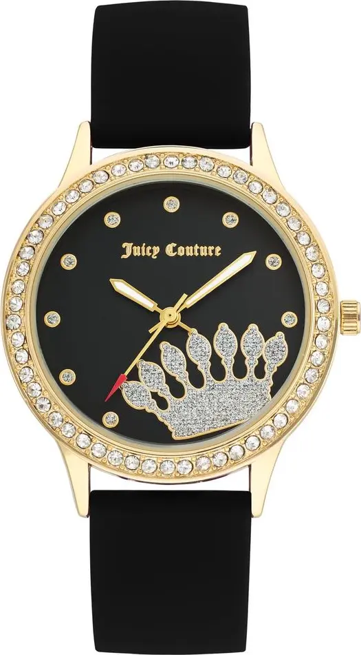 Black Synthetic Dress Watch