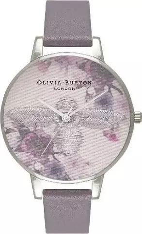 Gray Artificial Leather Dress Watch