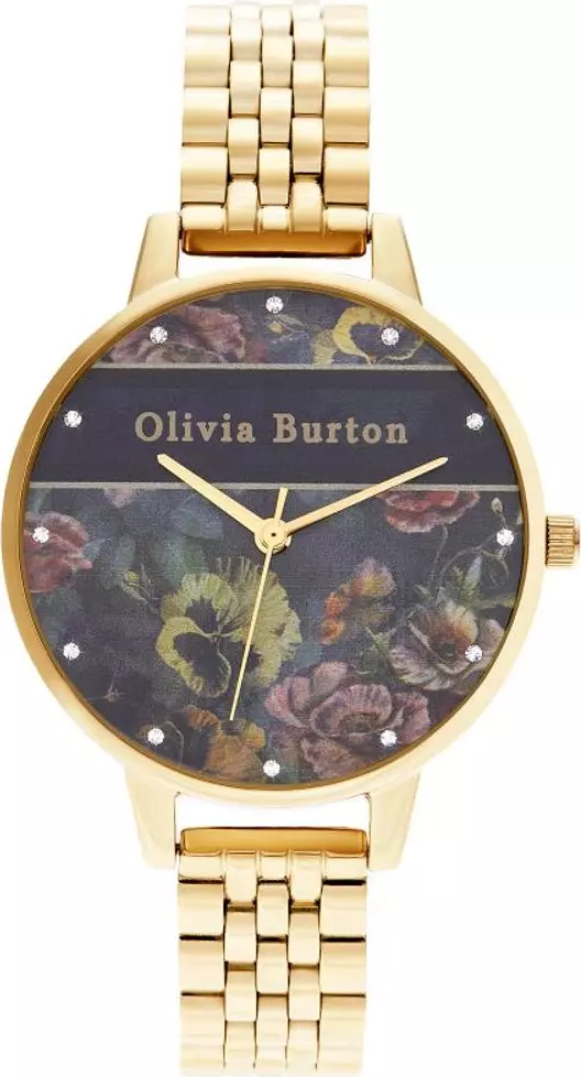 Gold Stainless Steel Dress Watch