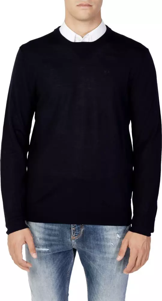 Blue Wool Sweatshirt