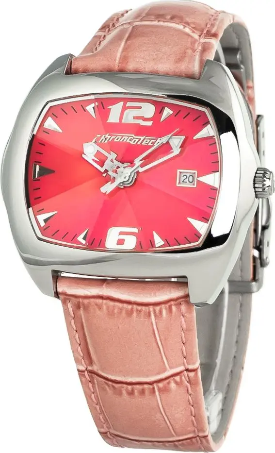 Multicolor Leather Dress Watch