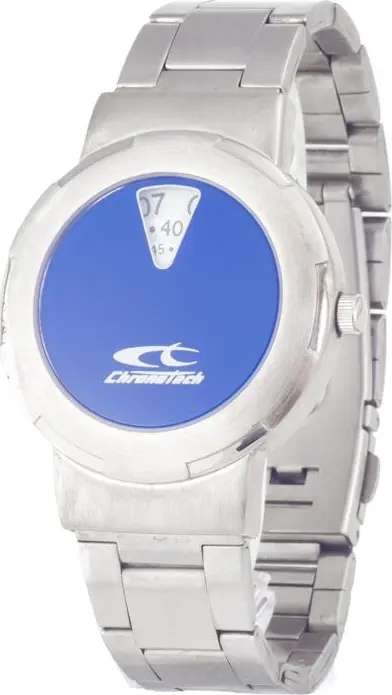 Gray Stainless Steel Dress Watch
