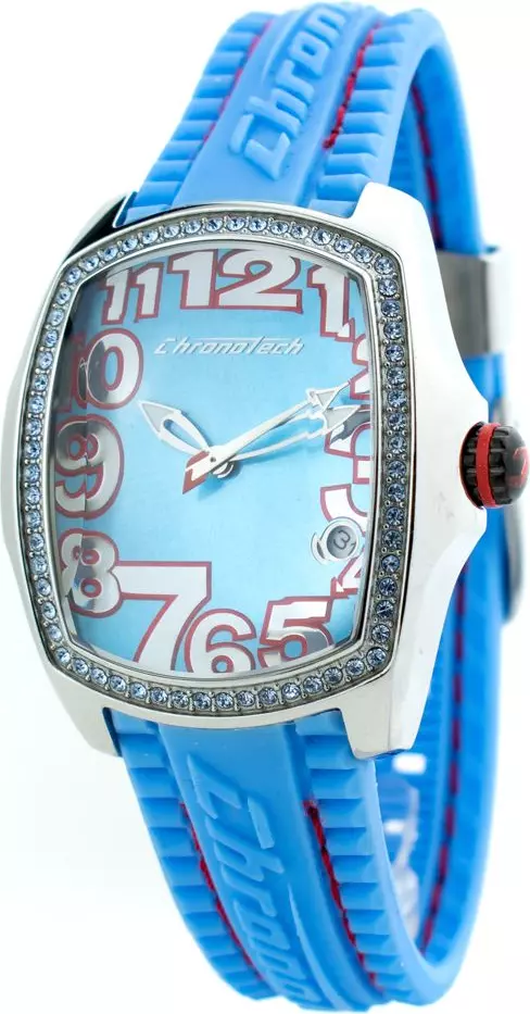Blue Rubber Sport Watch