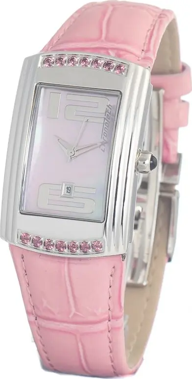 Multicolor Leather Dress Watch