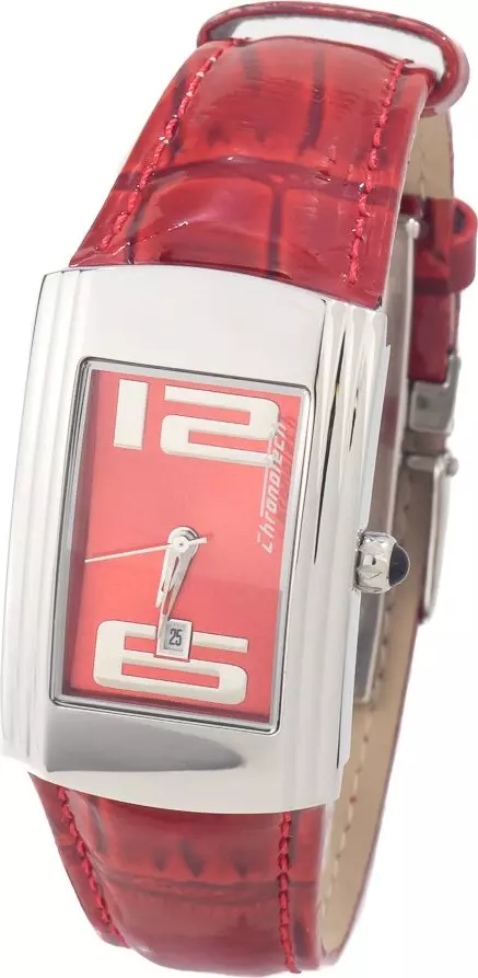 Multicolor Leather Dress Watch