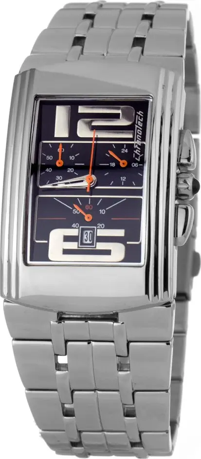 Silver Stainless Steel Dress Watch