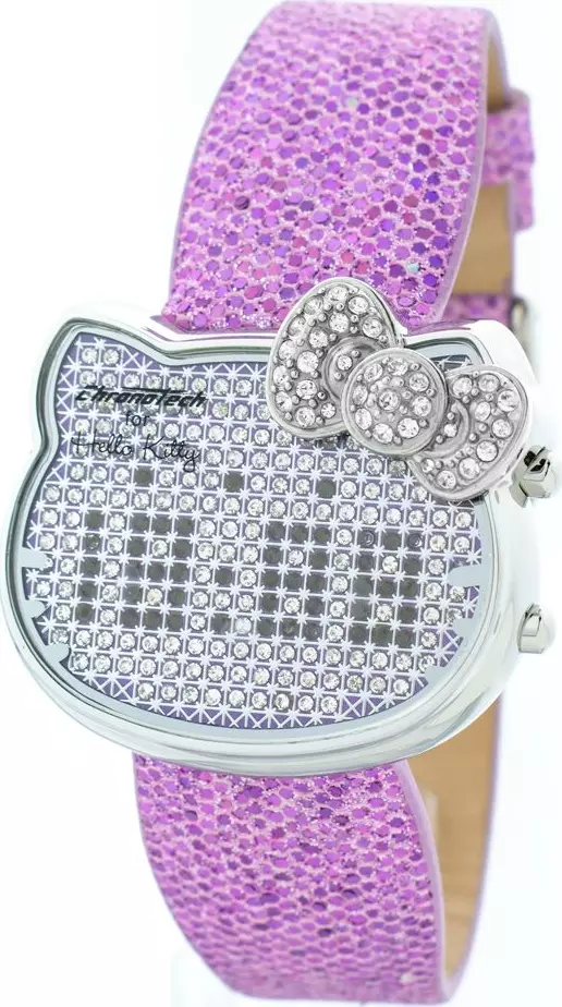 Multicolor Leather Digital Watch