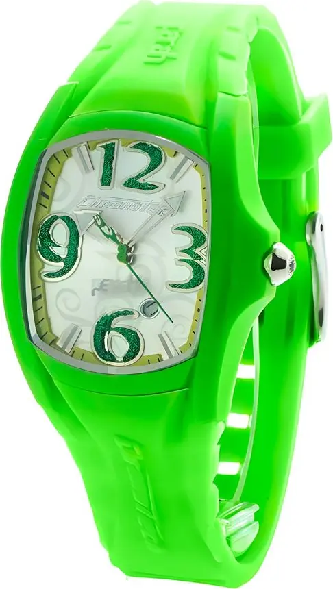 Bicolor Rubber Bracelet Watch