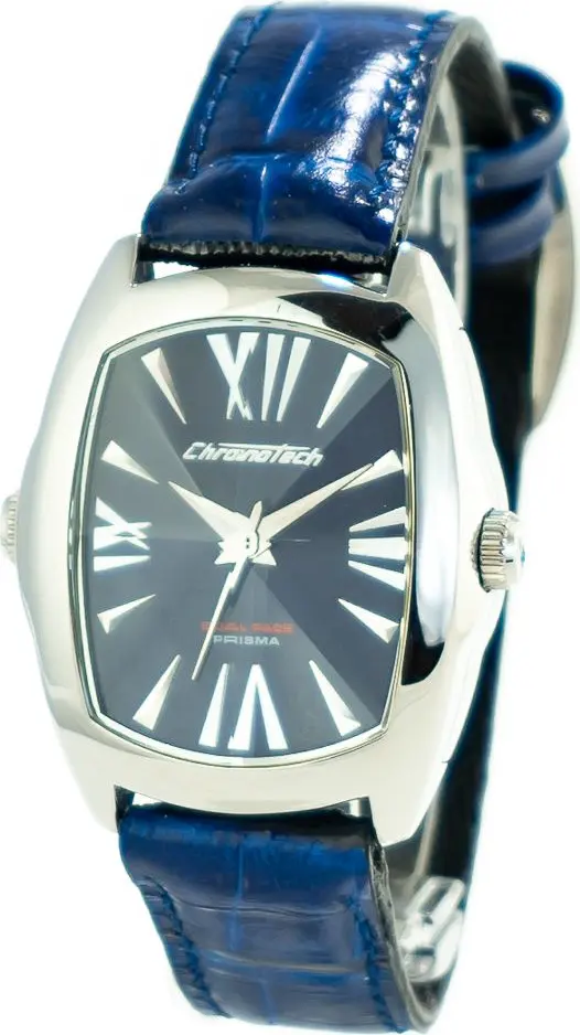 Black Leather Dress Watch