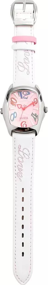 Multicolor Leather Dress Watch