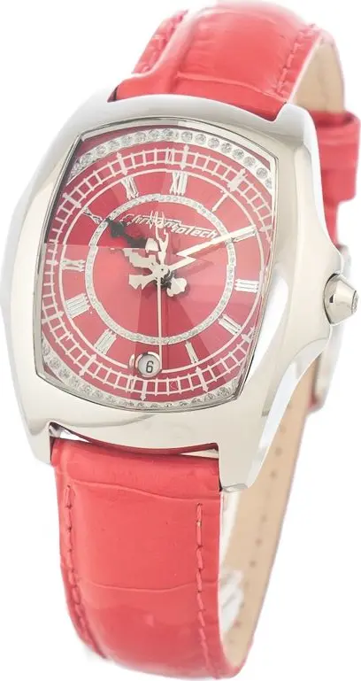 Multicolor Leather Dress Watch