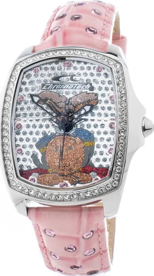 Multicolor Leather Dress Watch
