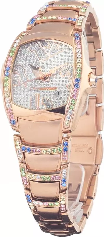 Multicolor Stainless Steel Dress Watch
