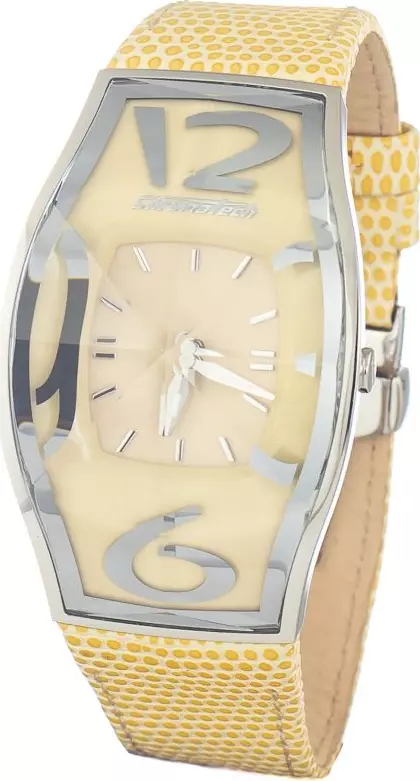 Bicolor Leather Watch