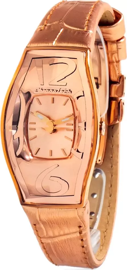 Multicolor Leather Dress Watch