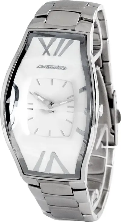 Silver Stainless Steel Dress Watch