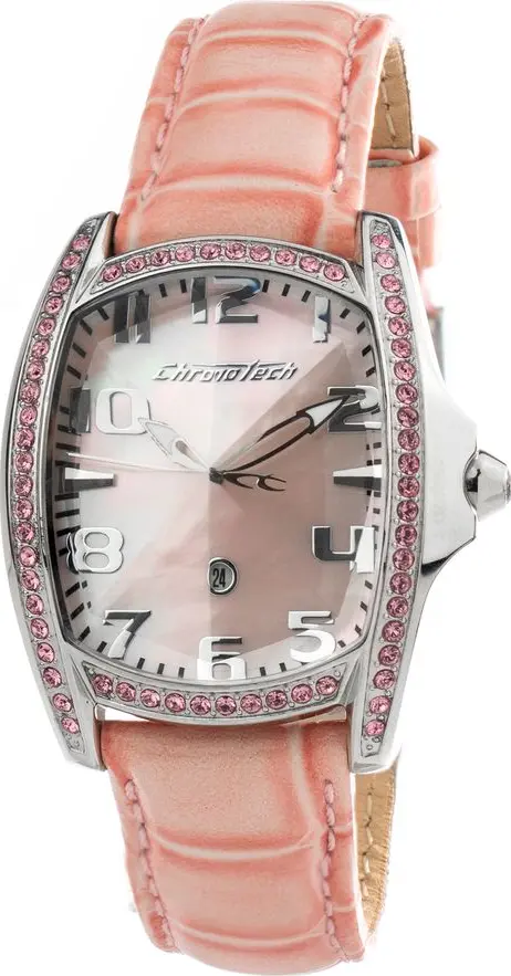 Multicolor Leather Dress Watch