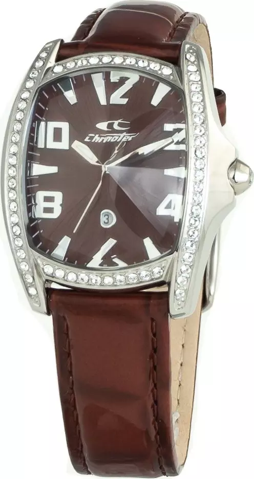 Brown Leather Dress Watch