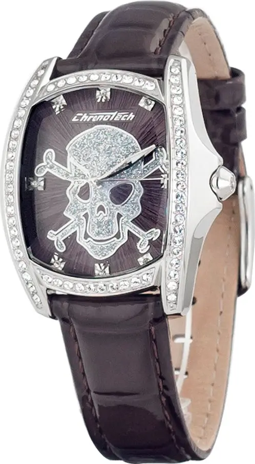 Black Leather Dress Watch