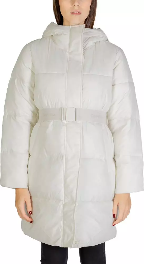 Cream Nylon Coat