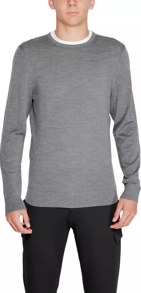 Gray Recycled Wool Sweatshirt