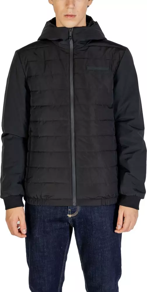Black Recycled Polyester Shell Jacket