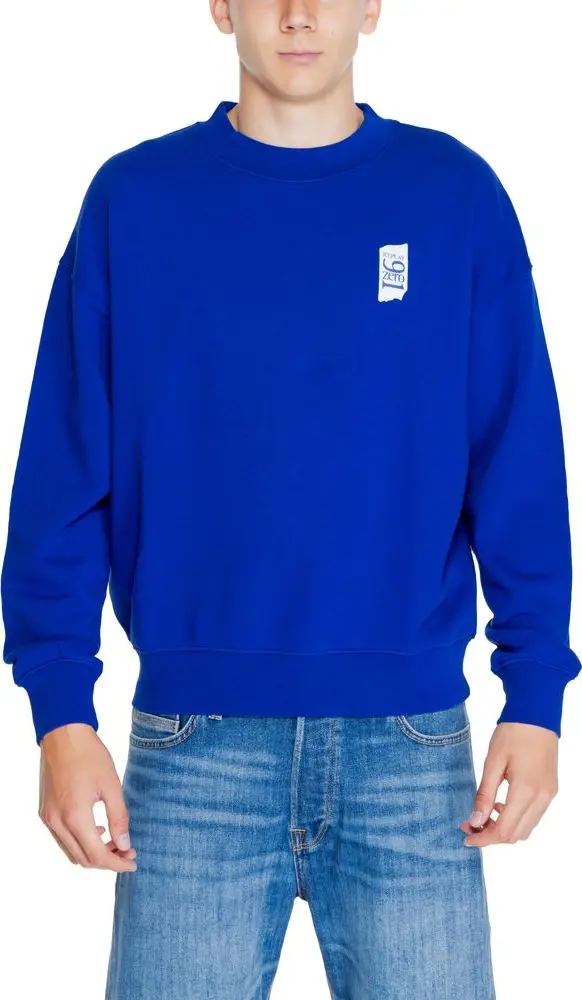 Blue Cotton Sweatshirt