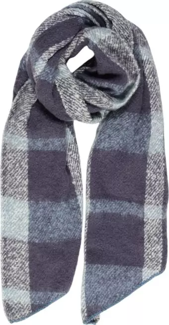 Turquoise Polyester Scarf