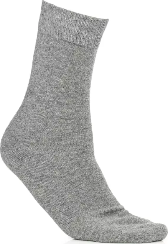 Gray Cotton Socks