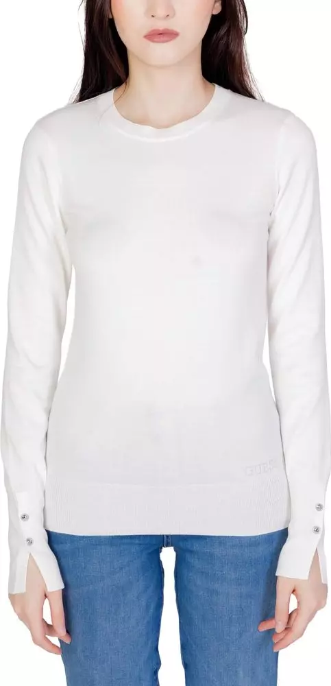 White Cotton Sweatshirt