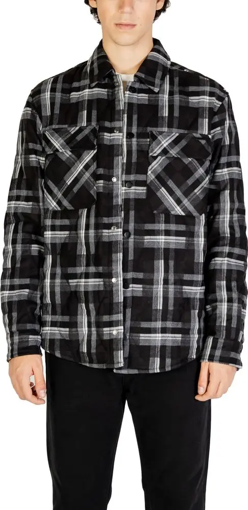 Black Polyester Coat