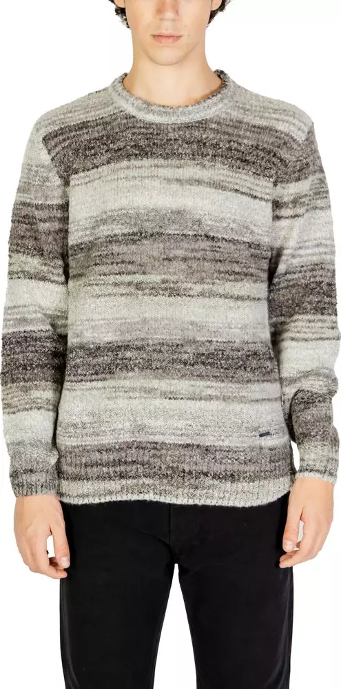 Gray Polyacrylic Sweatshirt