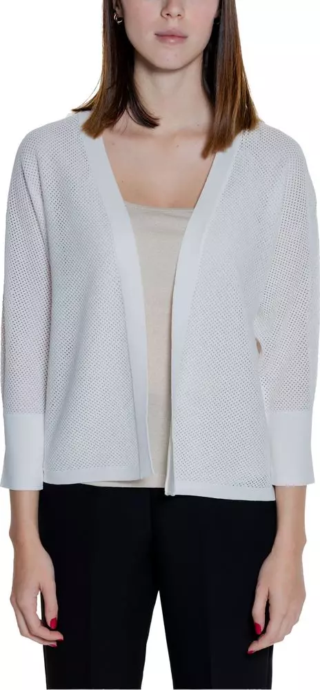 White Viscose Cardigan