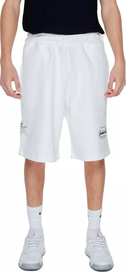 White Cotton Bermuda Shorts