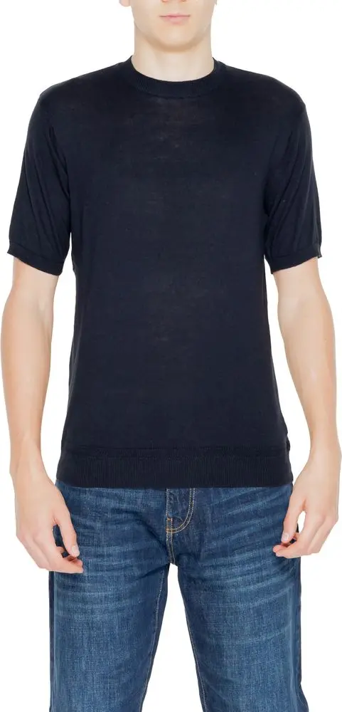 Black Cotton Sweatshirt