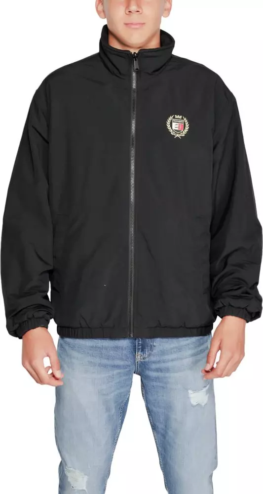 Black Recycled Polyester Shell Jacket