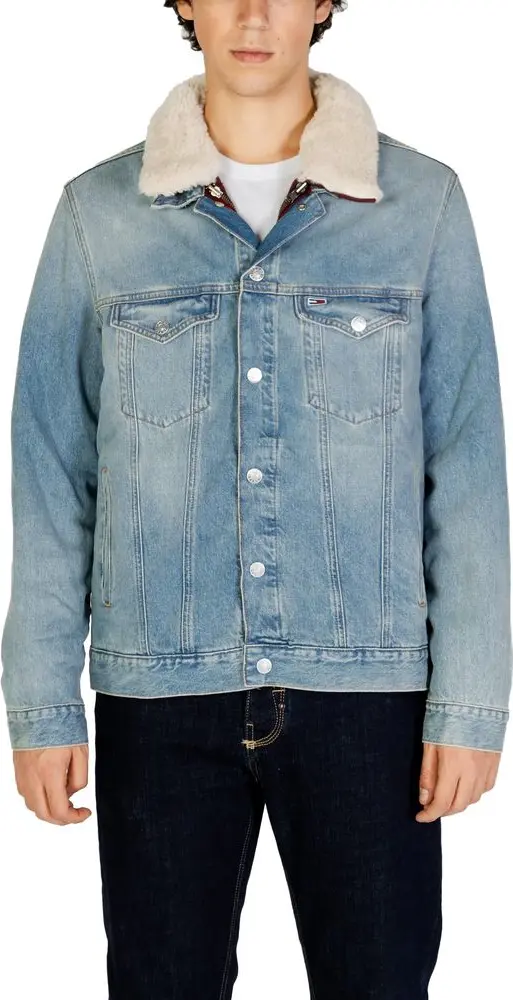 Light Blue Cotton Denim Jacket